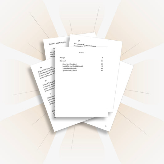 Havamal - Des Hohen Lied