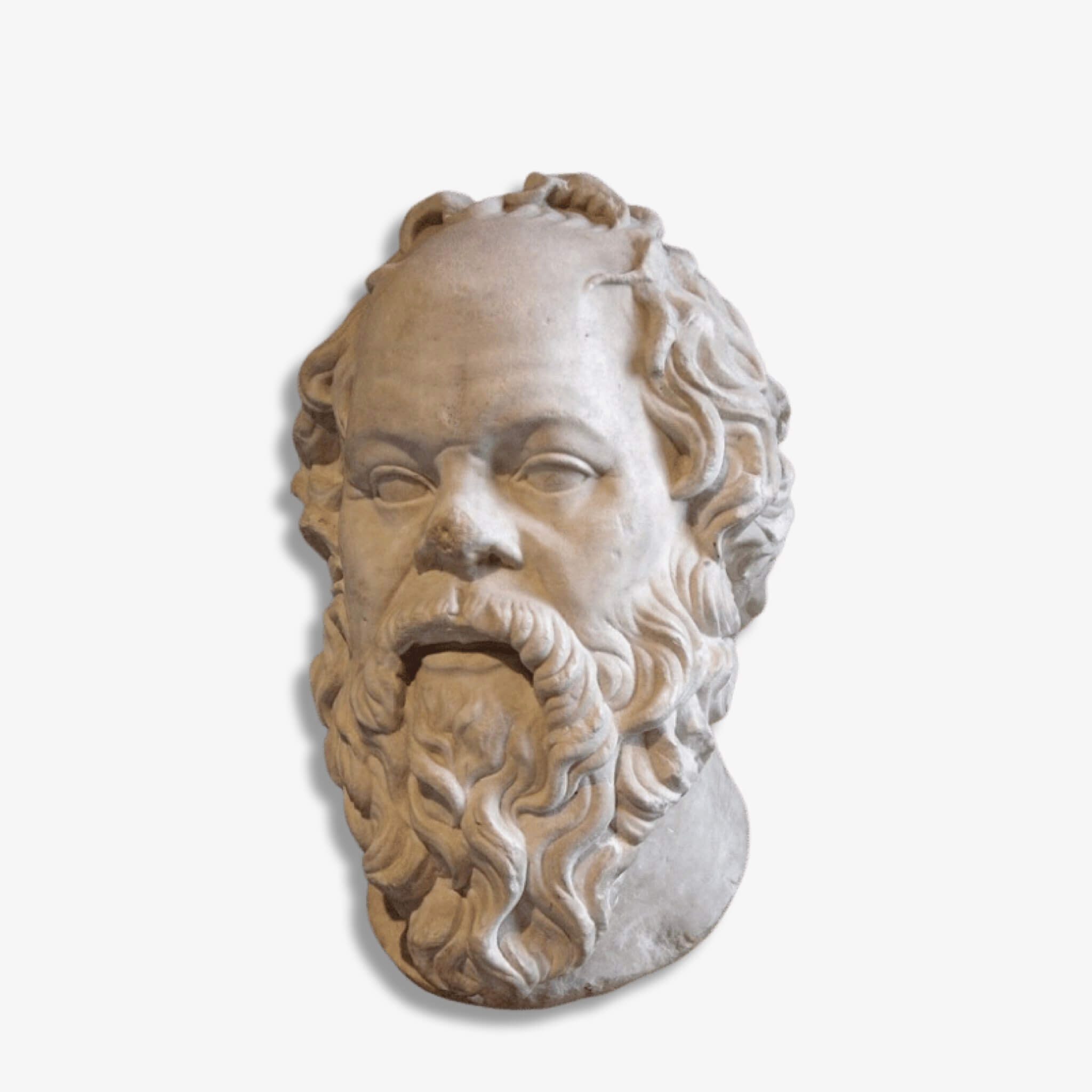 Die Büste von Sokrates